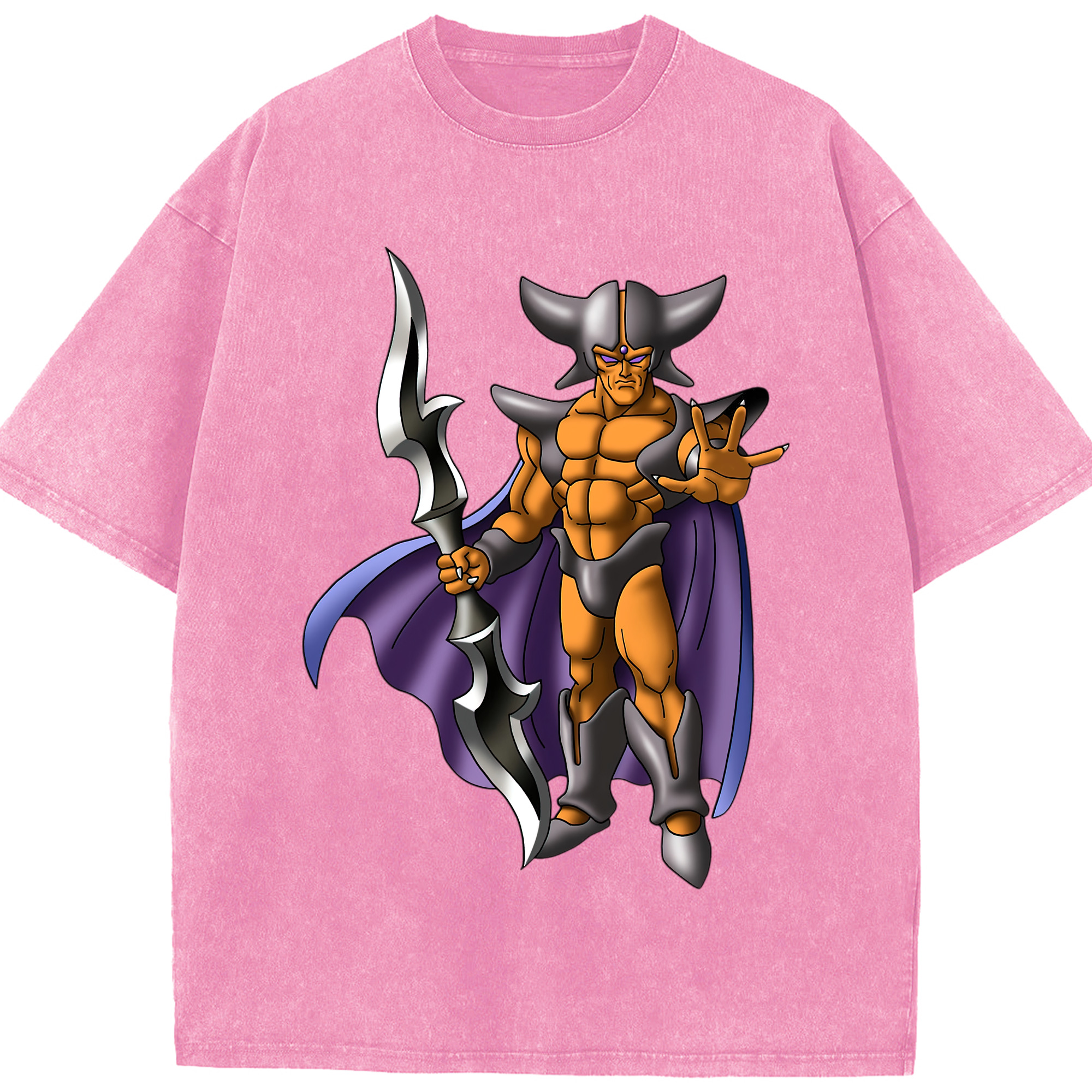 （画像用） ドラゴンクエスト Doragon Kuesuto Dragon Quest 綿100% ヴィンテージ風 半袖Tシャツ（フロントプリント）